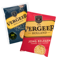 Vergeer geraspte kaas